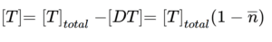Relationship between free target concentration and total target concentration expressed using fractional occupancy.